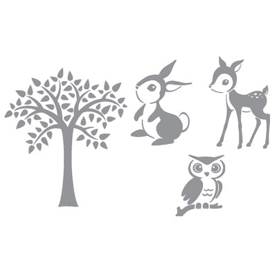 Forest Friends | Retired Wood Mount Stamp Set | Stampin' Up!
