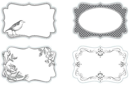 Four Frames | Retired Wood Mount Stamp Set | Stampin' Up!