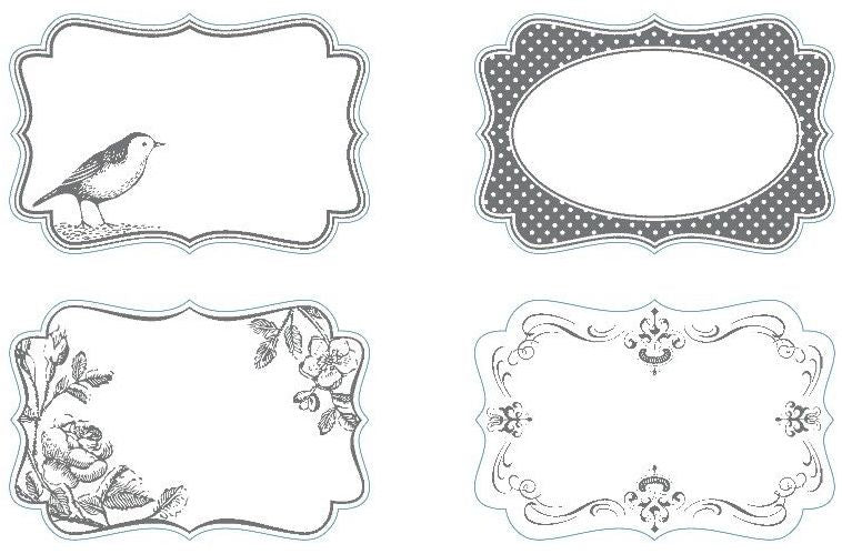 Four Frames | Retired Wood Mount Stamp Set | Stampin' Up!