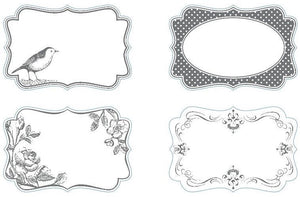 Four Frames | Retired Wood Mount Stamp Set | Stampin' Up!
