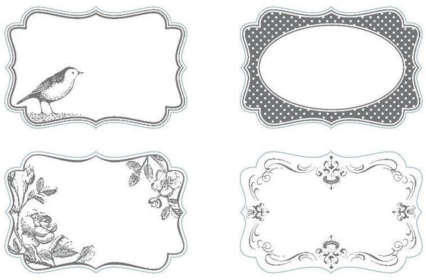 Four Frames | Retired Wood Mount Stamp Set | Stampin' Up!