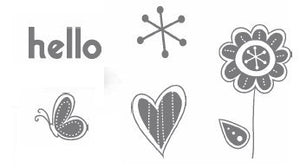 Hello Again and Hello Blossoms | Retired Wood Mount Stamp Set | Stampin' Up!