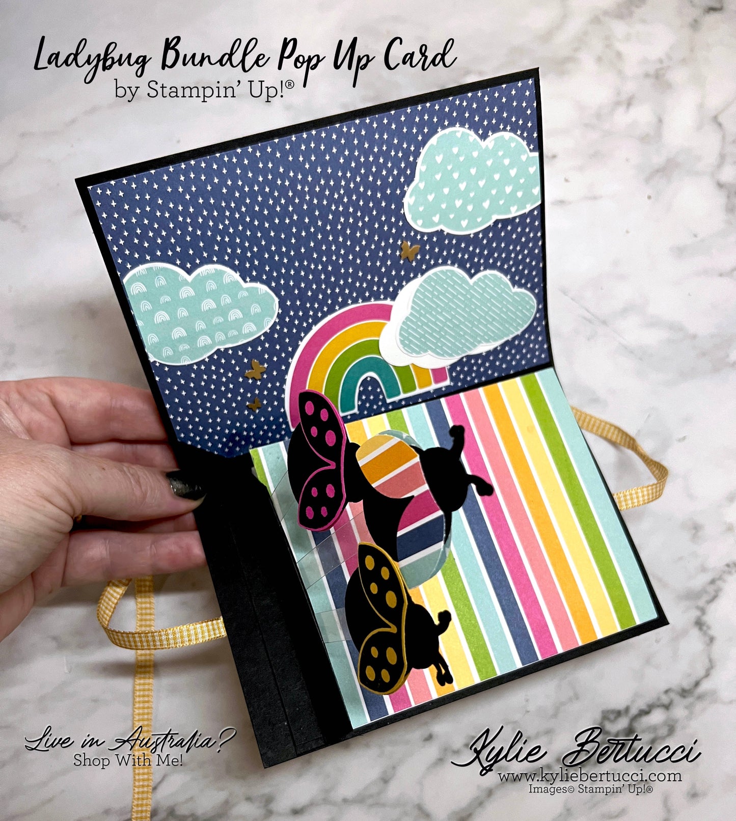 Ladybug Pop-Up Card (Instant Download)