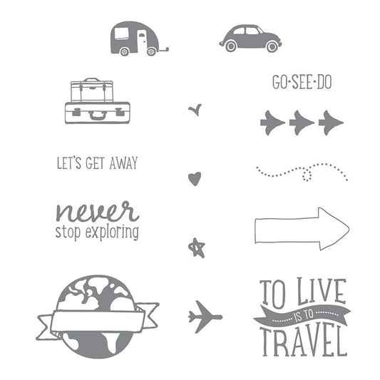 Let's Get Away | Retired Photopolymer Stamp Set | Stampin' Up!
