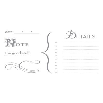 Notes and Details | Retired Wood Mount Stamp Set | Stampin' Up!