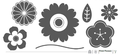 Petal Pizzazz | Retired Wood Mount Stamp Set | Stampin' Up!