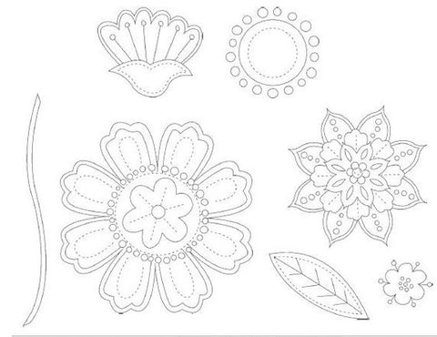 Playful Petals | Retired Wood Mount Stamp Set | Stampin' Up!