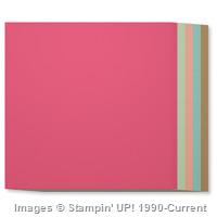InColour 2013-2015 Cardstock | 12x12 | Retired | 15 Sheets | Stampin' Up!