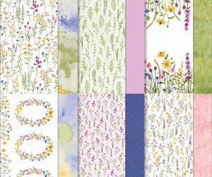 Dainty Flowers DSP | 12 Sheets - Full Pack | Brand New, Unopened | Stampin' Up!