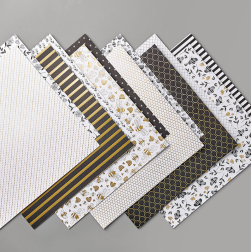 Golden Honey Specialty DSP | Sale-a-Bration 2020 | 12 Sheets - Full Pack | Brand New, Unopened | Stampin' Up!