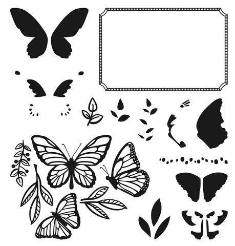 Floating & Fluttering | Retired Photopolymer Stamp Set | Stampin' Up!