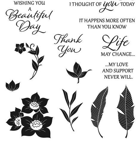 Tranquil Thoughts | Retired Cling Mount Stamp Set | Stampin' Up!