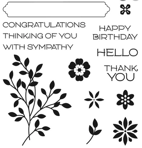 Vine Design | Retired Cling Mount Stamp Set | Stampin' Up!