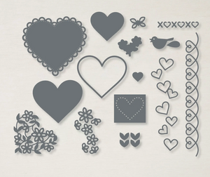 Many Hearts Dies | Retired Dies Collection | Stampin' Up!