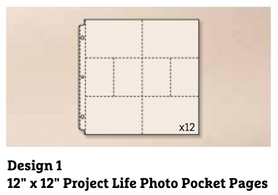 Project Life by Stampin' Up! | 12 x 12 Page Protectors | Retired Product Line