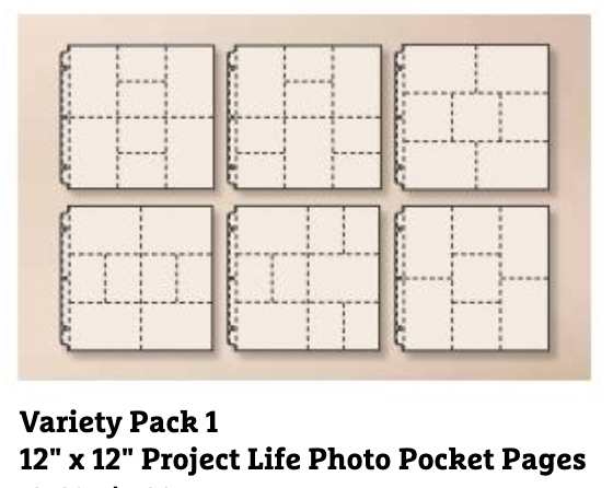 Project Life by Stampin' Up! | 12 x 12 Page Protectors | Retired Product Line