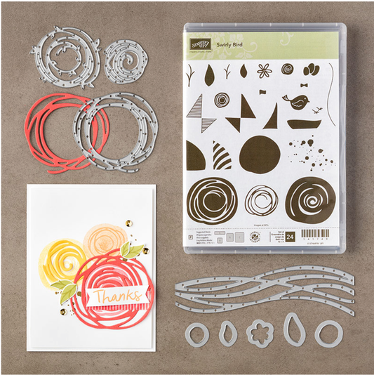 Swirly Bird Bundle | Retired Photopolymer Stamp Set | Stampin' Up!