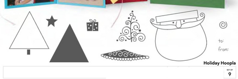 Holiday Hoopla | Retired Wood Mount Stamp Set | Stampin' Up!