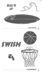 Just Basketball, Just Surfing, Just Cricket | Retired Wood Mount Stamp Set | Stampin' Up!