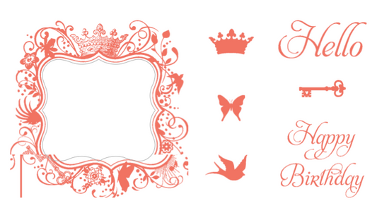 Elementary Elegance | Retired Wood Mount Stamp Set | Stampin' Up!