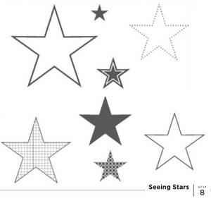 Seeing Stars | Retired Wood Mount Stamp Set | Stampin' Up!