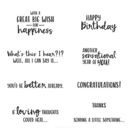 Sending You Thoughts | Saleabration 2020 | Retired Cling Mount Stamp Set | Stampin' Up!
