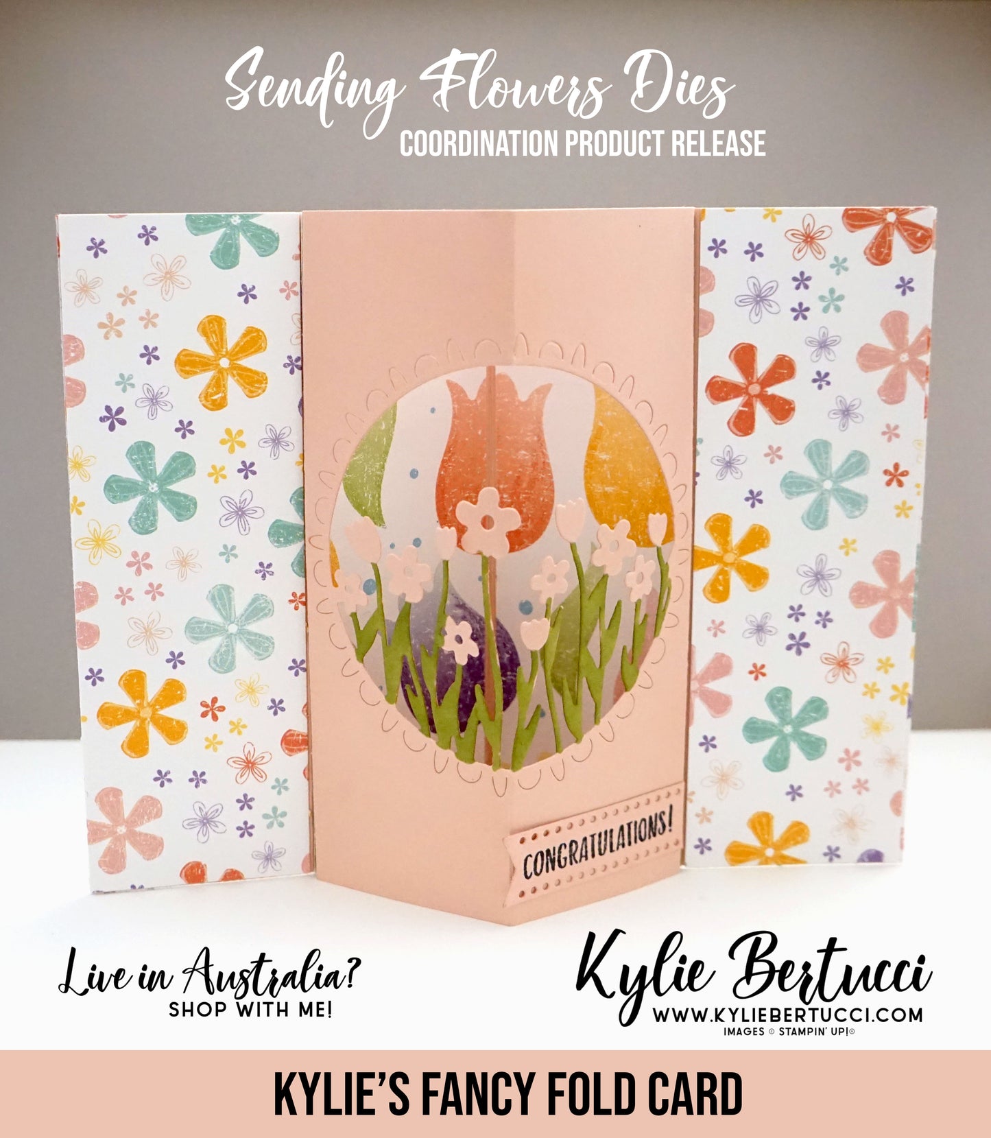 Kylie's Fancy Fold Tutorial - Pop up card