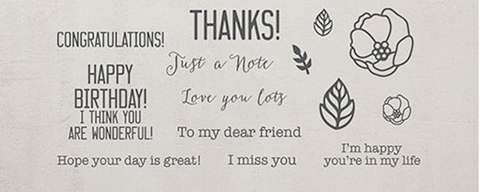 Soft Sayings | Retired Photopolymer Stamp Set | Stampin' Up!