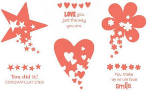 Sprinkled Expressions | Retired Wood Mount Stamp Set | Stampin' Up!