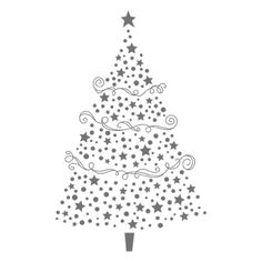 Star Tree | Retired Wood Mount Stamp Set | Stampin' Up!