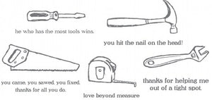 Totally Tool | Retired Wood Mount Stamp Set | Stampin' Up!