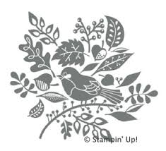 Tweet Leaves | Retired Wood Mount Stamp Set | Stampin' Up!