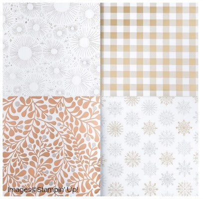 Year of Cheer | 12x12 DSP | Retired | Full Packet, Unopened | Stampin' Up!