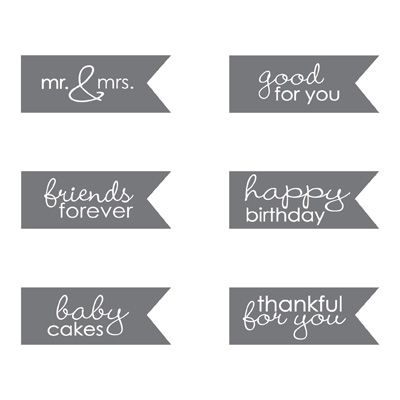 Banner Greetings, Banner Blast | Double Set | Retired Wood Mount Stamp Set | Stampin' Up!