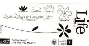 Live Like You Mean It | Clear Mount Stamp Set | Stampin' Up!