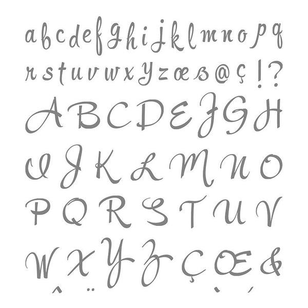 Brushwork Alphabet | Retired Photopolymer Stamp Set | Stampin' Up!