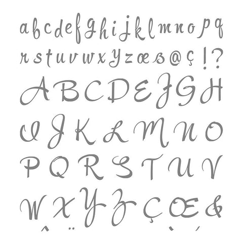 Brushwork Alphabet | Retired Photopolymer Stamp Set | Stampin' Up!