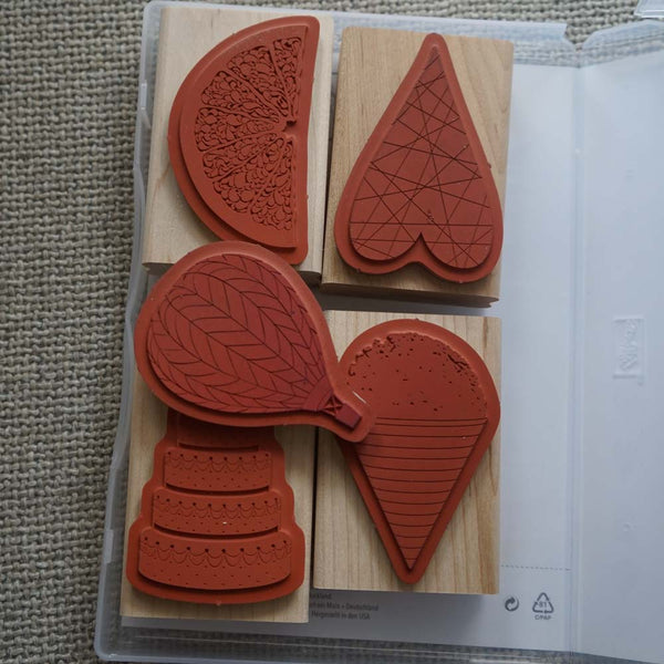 Summer Sorbet | Retired Wood Mount Stamp Set