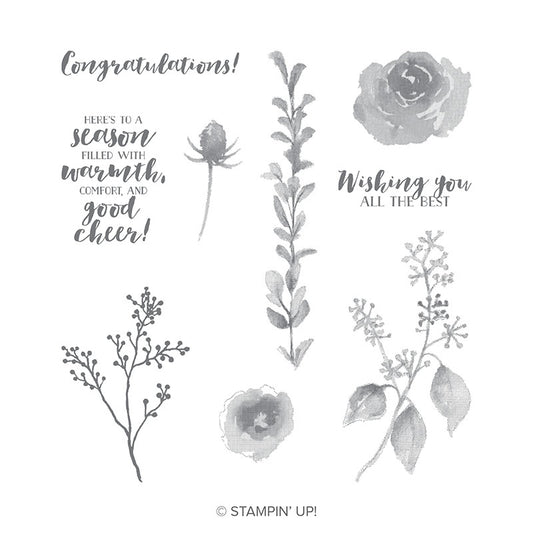 First Frost | Retired Clear Mount Stamp Set | Stampin' Up!