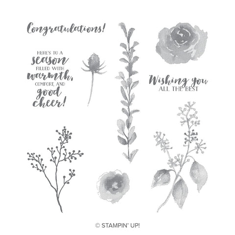 First Frost | Retired Clear Mount Stamp Set | Stampin' Up!