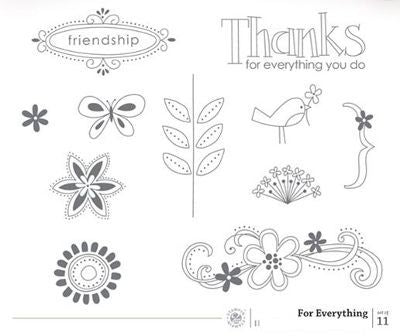 For Everything | Retired Wood Mount Stamp Set | Stampin' Up!