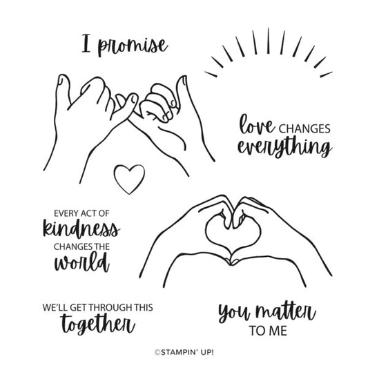 Here Together | Retired Cling Mount Stamp Set | Stampin' Up!