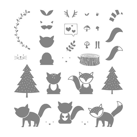 Foxy Friends | Retired Photopolymer Stamp Set | Stampin' Up!