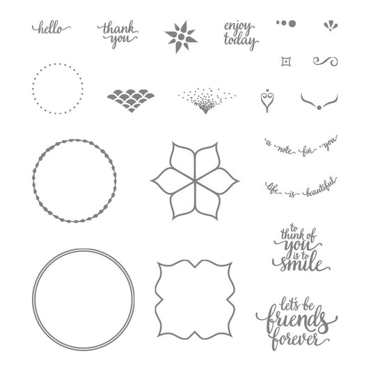 Eastern Beauty | Retired Photopolymer Stamp Set | Stampin' Up!
