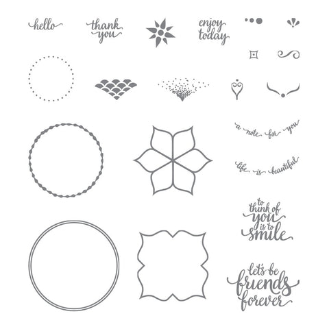 Eastern Beauty | Retired Photopolymer Stamp Set | Stampin' Up!