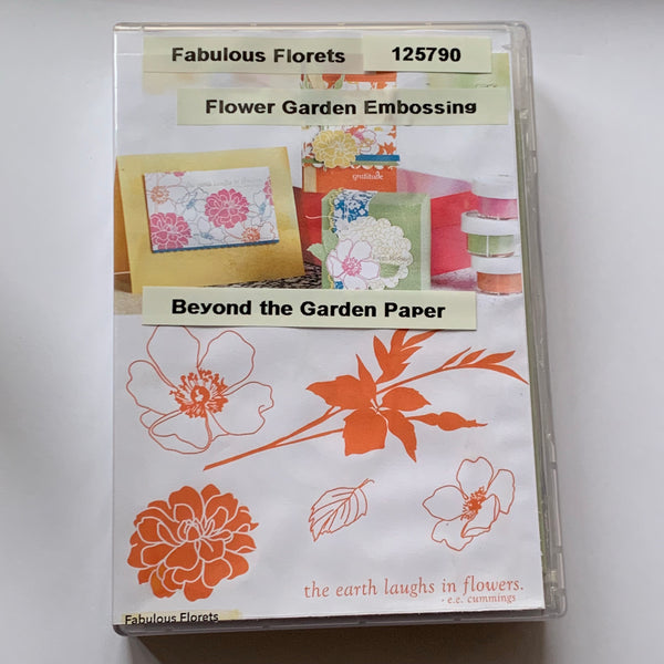 Fabulous Florets | Retired Wood Mount Stamp Set | Stampin' Up!