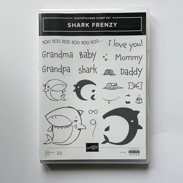 Shark Frenzy | Retired Photopolymer Stamp Set | Stampin' Up!