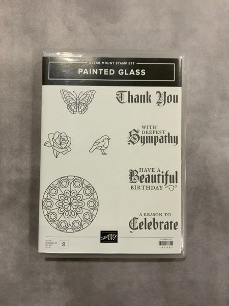Painted Glass | Retired Clear Mount Stamp Set | Stampin' Up!