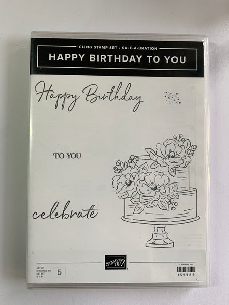 HB2Y | Saleabration 2020 | Retired Cling Mount Stamp Set | Stampin' Up!