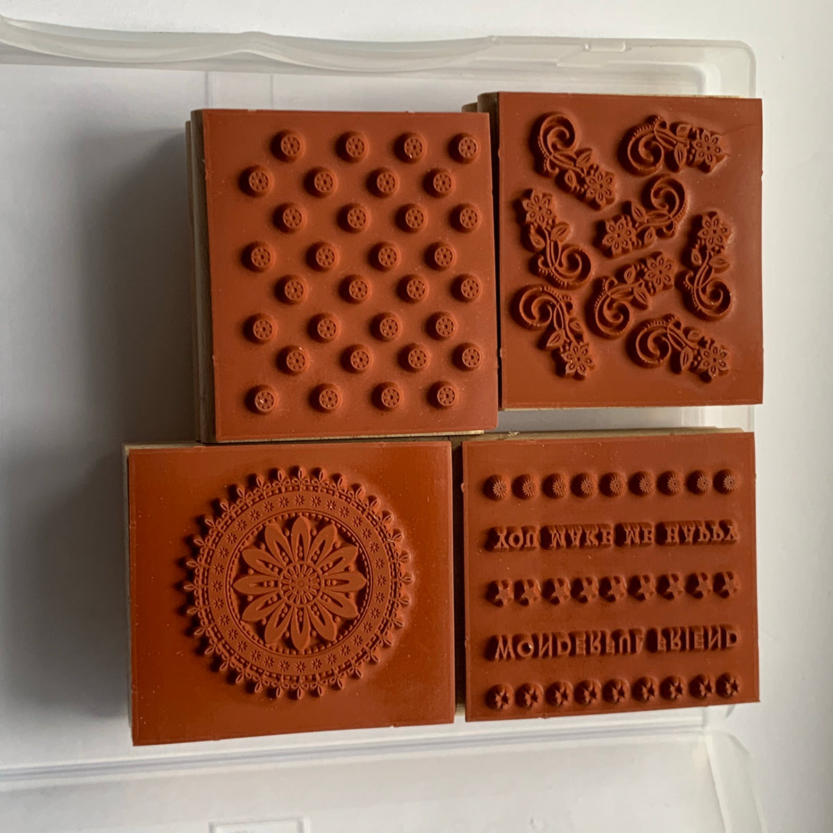 Boho Backgrounds | Retired Wood Mount Stamp Set | Stampin' Up! – Kylie ...